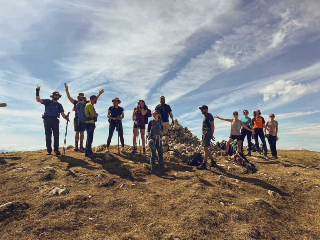 rencontre avec le groupe de voyageurs pour le nepal dans le vercors