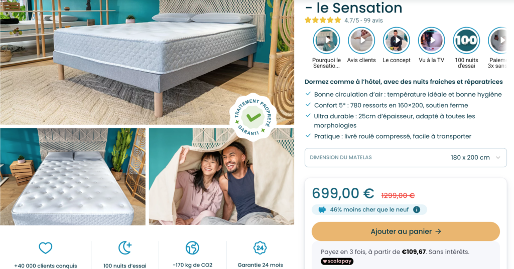 avis ecomatelas sensation